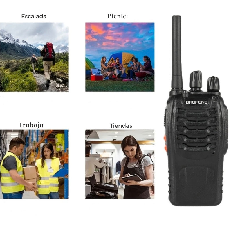 2 unidades de Walkie-Talkie
