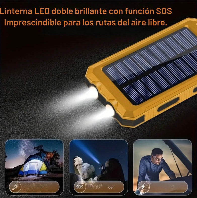 Cargador&Linterna Solar Portátil