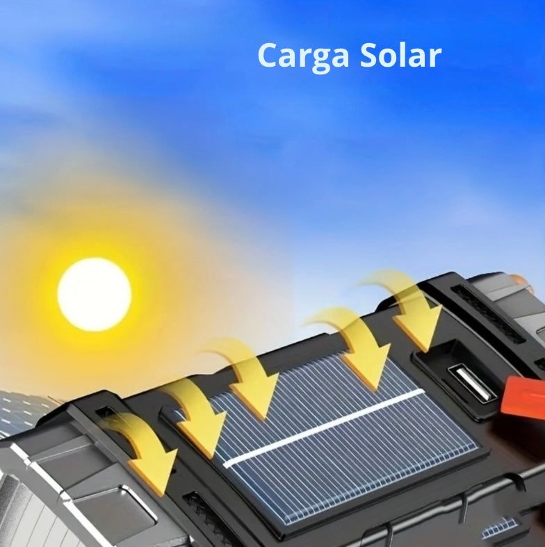 Linterna Cargador LED solar