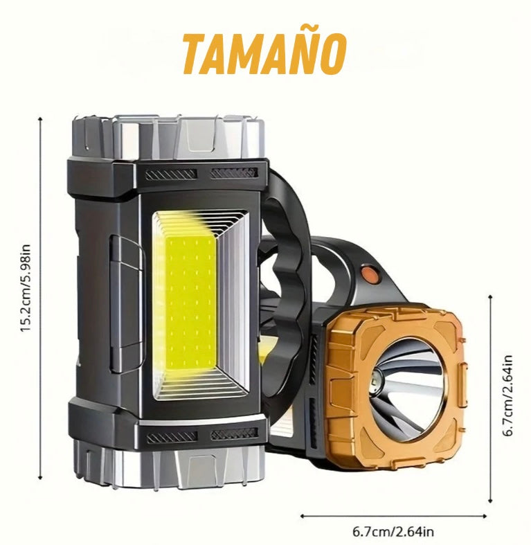 Linterna Cargador LED solar