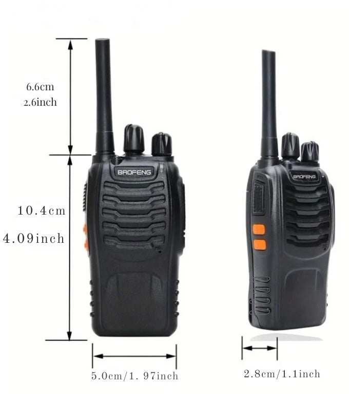 4 unidades de Walkie-Talkie