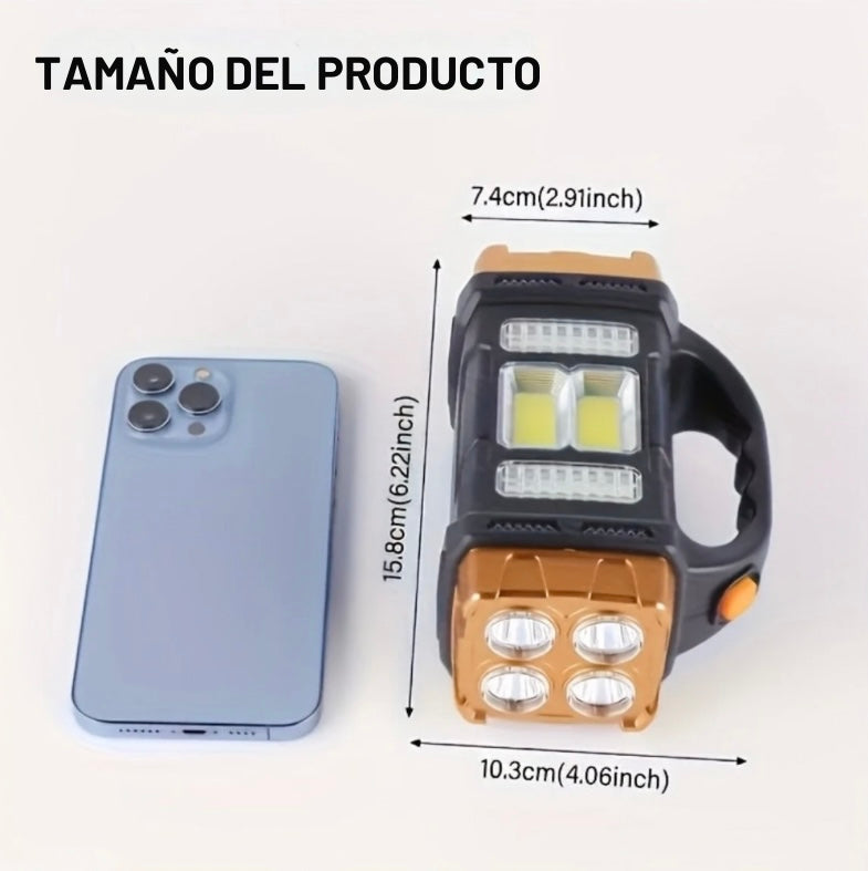Linterna&Cargador Solar Portátil