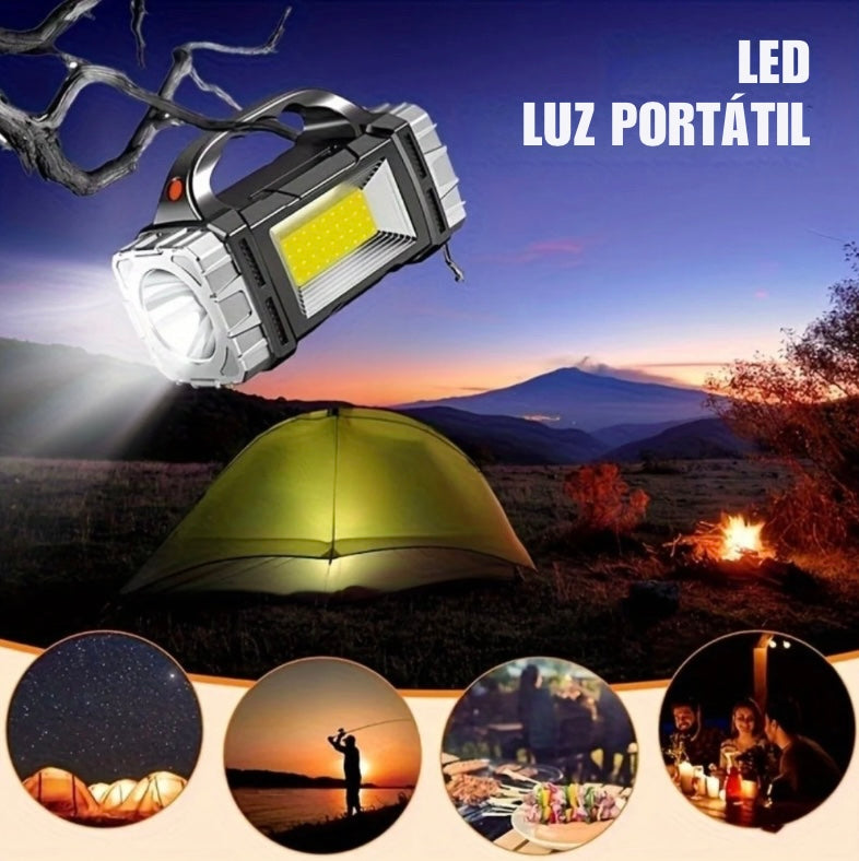 Linterna Cargador LED solar