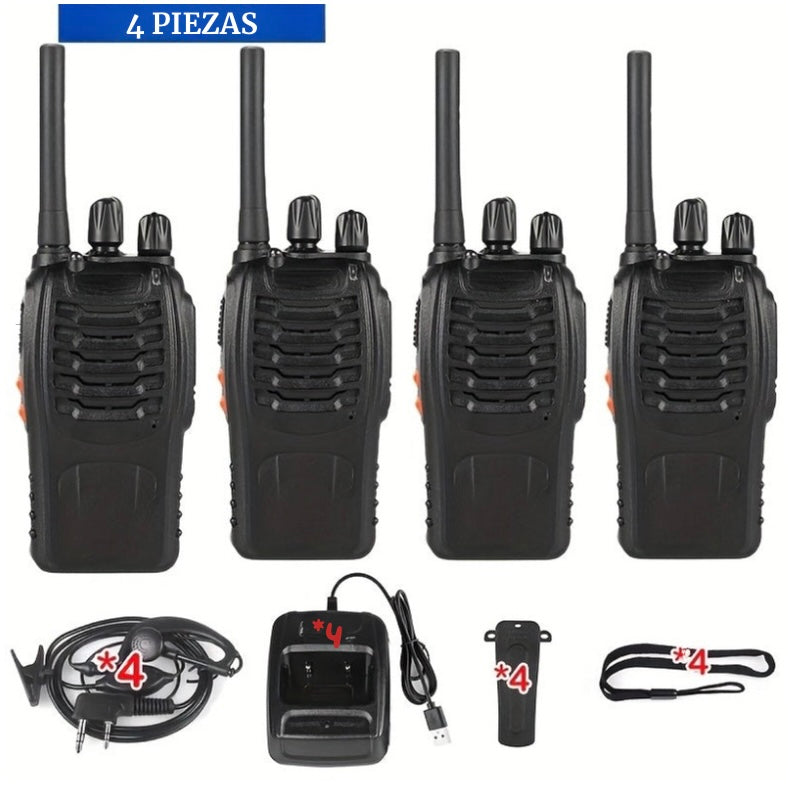4 unidades de Walkie-Talkie