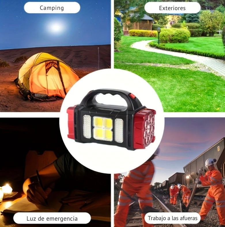 Linterna&Cargador Solar Portátil