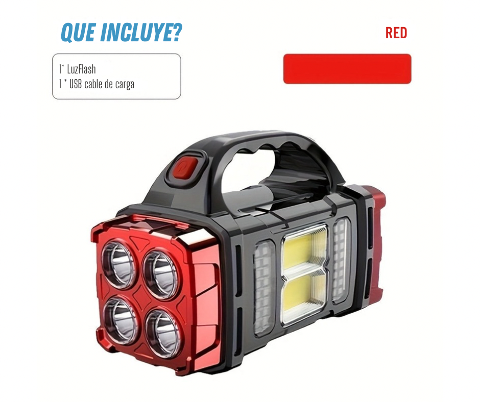 Linterna&Cargador Solar Portátil